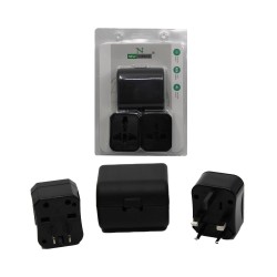 NEW SCIENCE TRAVEL ADAPTER (REF: 7427) 125V 6A/250V 13A BLACK NEW SCIENCE TRAVEL ADAPTER (REF: 7427) 125V 6A/250V 13A BLACK